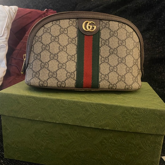 💯 Authentic Gucci OPHIDIA LARGE COSMETIC CASE- like new - Picture 3 of 12